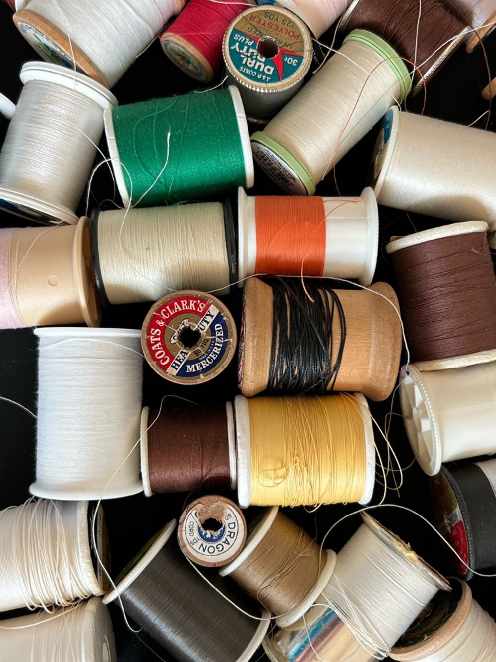 Assorted Thread and Sewing Spool Lot - Multi Color - Picture 7 of 8